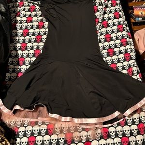 Off the shoulder Cocktail Party Dress with Tutu under for flair out effect